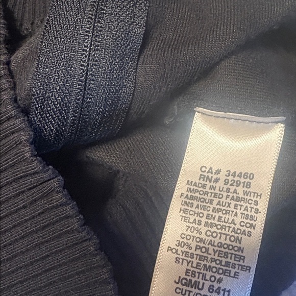 Juicy Couture Black Textured ‘Juicy pattern’ Hoodie 3/4 length sleeves - Picture 7 of 7